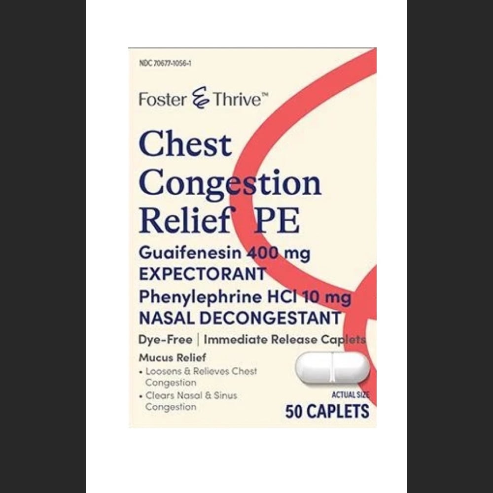 Foster & Thrive Chest Congestion Relief PE 50 ct