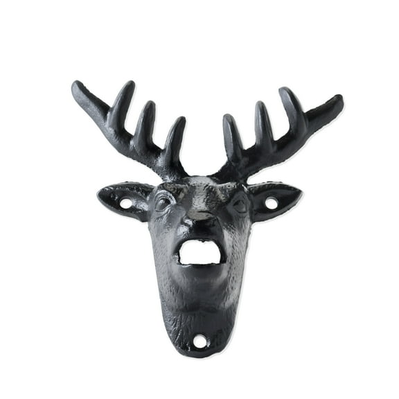 Foster & Rye Wall Mounted Deer Bottle Opener, Beer Opener, Home Bar Gifts