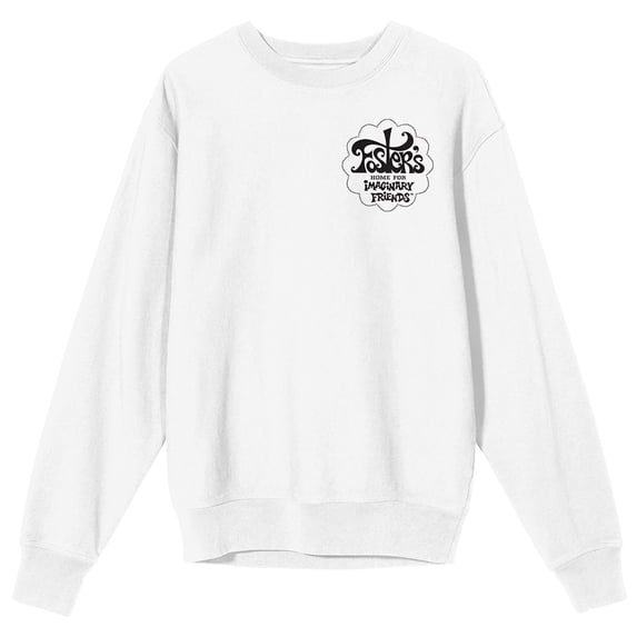 Foster's Home For Imaginary Friends Group Shot Crew Neck Long Sleeve White Adult Sweatshirt