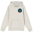 thumbnail image 1 of Foster's Home For Imaginary Friends Mac & Bloo Long Sleeve Sand Adult Hooded Sweatshirt, 1 of 5