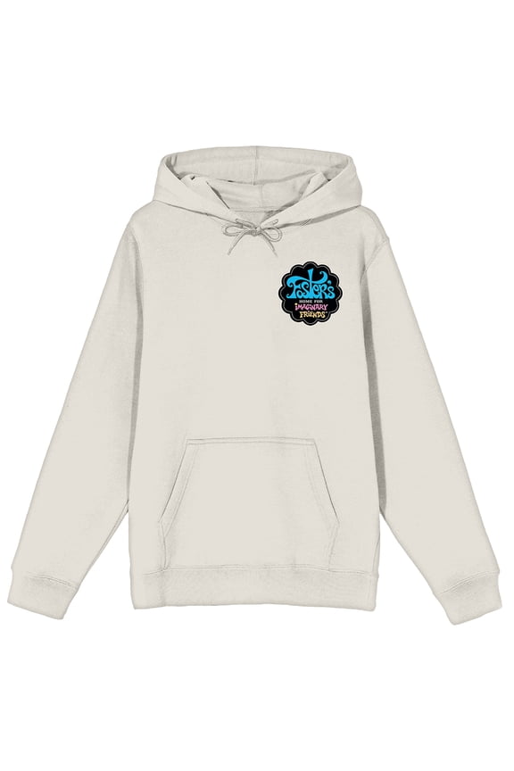 Foster's Home For Imaginary Friends Mac & Bloo Long Sleeve Sand Adult Hooded Sweatshirt