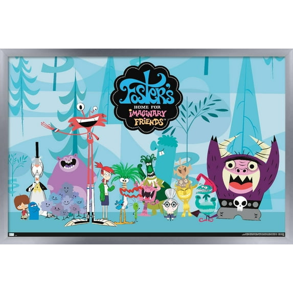 Foster's Home for Imaginary Friends - Group Wall Poster, 14.725" x 22.375", Framed