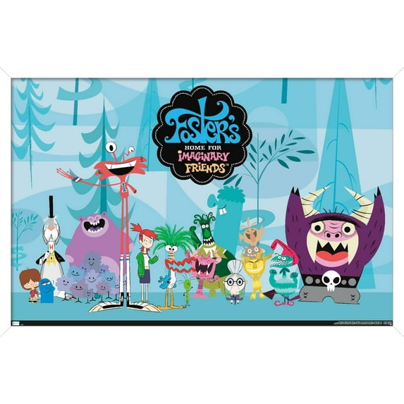 Foster's Home for Imaginary Friends - Group Wall Poster, 14.725" x 22.375", Framed