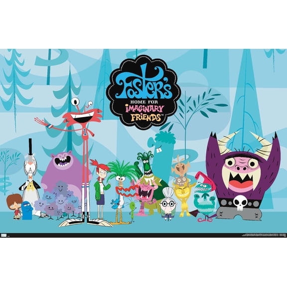 Foster's Home for Imaginary Friends - Group Wall Poster, 22.375" x 34"