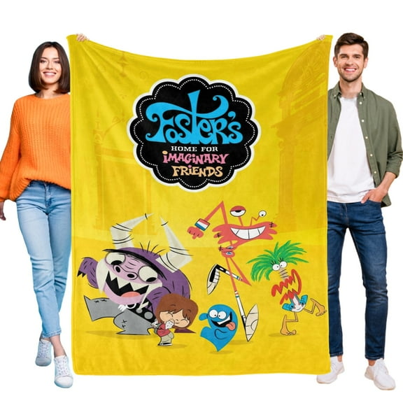 Foster's Home for Imaginary Friends Throw Blanket Gifts for Fans Lover Girls Boys Women Present Hoodie Him Bed 30"x40"