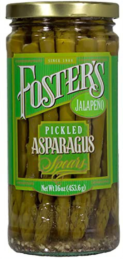 Foster's Pickled Asparagus Jalapeno, 16oz. (Pack of 16)