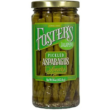 Foster's Pickled Asparagus Jalapeno, 16oz. (Pack of 16)