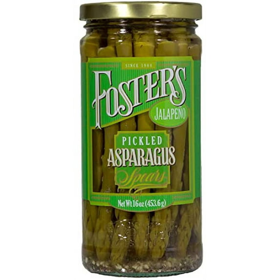 Foster's Pickled Asparagus Jalapeno, 16oz. (Pack of 6)