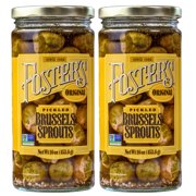 Foster's Pickled Brussel Sprouts in a Jar, Original, 16oz, 2 Pack, Traditional Pickled Vegetables Recipe for over 40 years, Low Calorie Snack, Gluten Free, Fat and Preservative Free Brussels