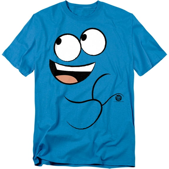 Fosters Home Of Imaginary Friends Blue Smile Officially Licensed Adult T-Shirt XL