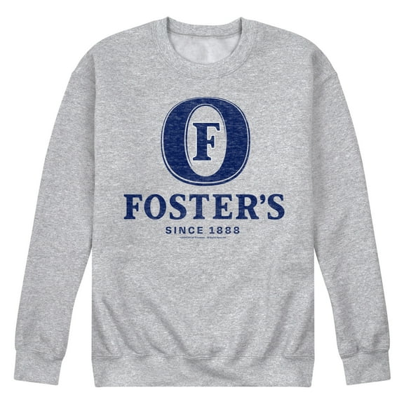 Fosters - Navy Blue Logo - Men's Crew Fleece