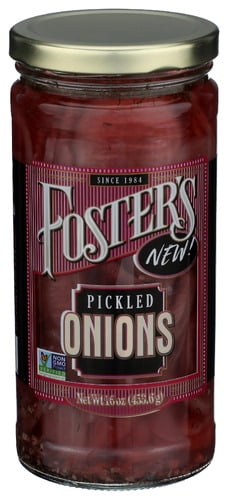 Fosters Pickled Products Pickled Onions 16 oz (Pack of 6)