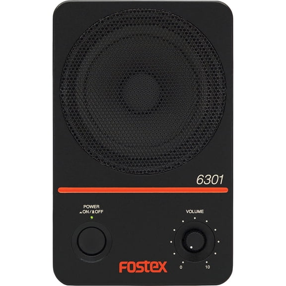 Fostex 6301NE Powered Active Monitor (Single), Electronically Balanced