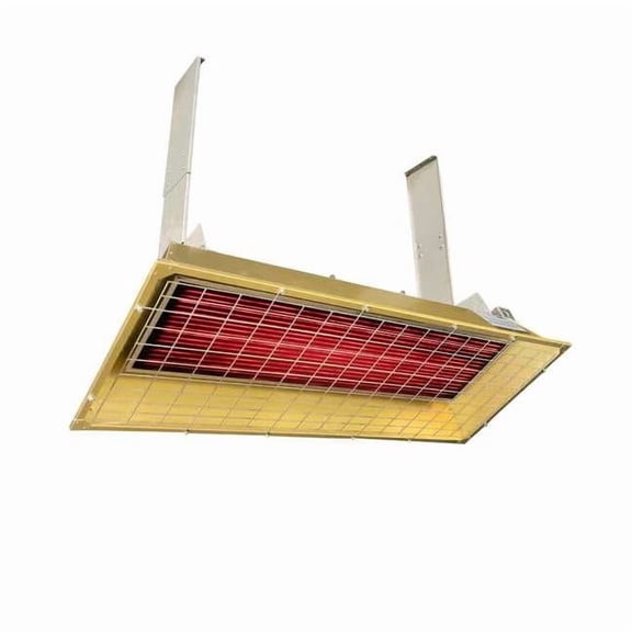 Infrared Overhead Electric Heater, 1, 3 Phase, Aluminum, 480V AC P95-FSS-3
