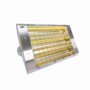 Infrared Quartz Electric Heater, 1, 3 Phase, Stainless Steel, 480V AC P-60-343-THSS