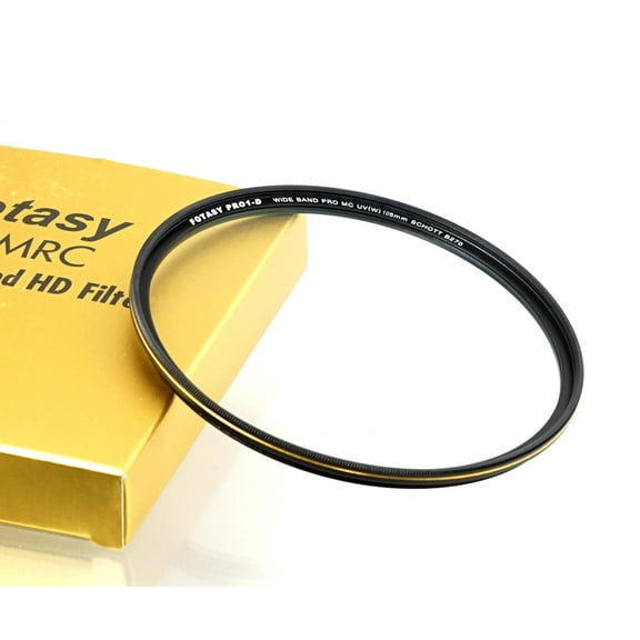 Fotasy 105mm Ultra Slim UV Protection Lens Filter, Nano Coatings MRC Oil Water Scratch Resistant , 18 Layers Multi-coated 105 mm MCUV Filter, Transmission Rate 99.7%, Schott B270 Glass