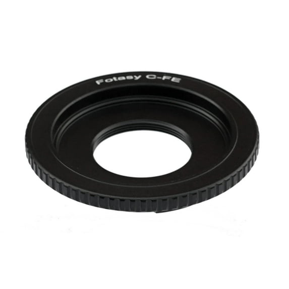 Fotasy 16MM Cine Movie C Mount lens to Sony E-Mount Mirrorless Camera Adapter, Compatible with a7 a7R a7S II III IV a9 a9II a7c Alpha 1 ZV-E10 a6600 a6500 a6400 a6300 a6000 a5100 a5000 a3500 a3000