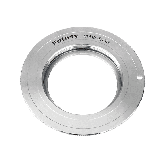 Fotasy Brass M42 42mm Screw Mount Lens to Canon EOS Digital Camera Adapter