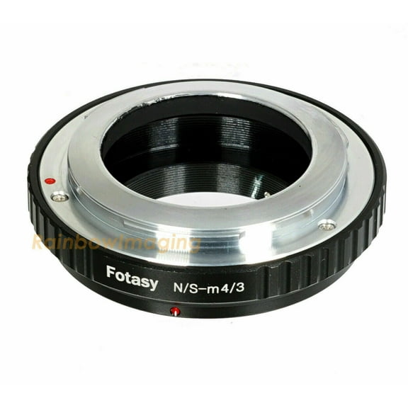 Fotasy Contax RF Nikon S OUTER Bayonet Lens to Micro 4/3 Adapter, fits Olympus OM-D E-M1 E-M5 E-M10 I II III IV E-M1X I II III E-PM2/Panasonic G7 G9 GH5 GM5 GX8 GX9 GX80 GX85 GX850 G90 G91 G95 G100