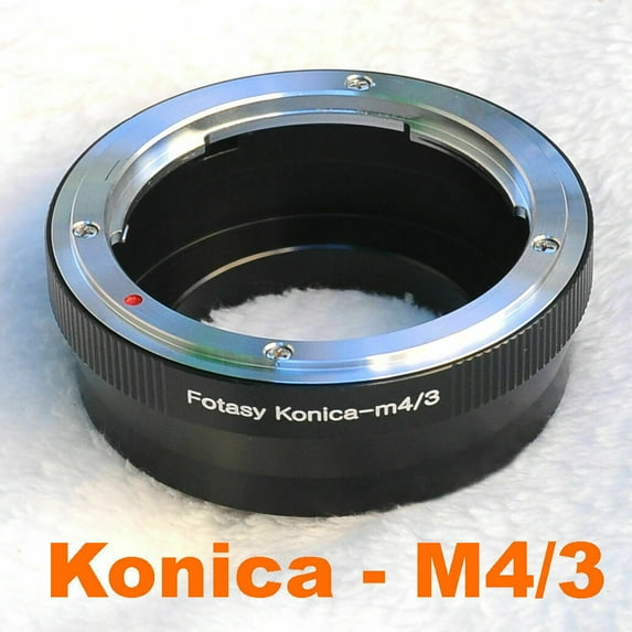 Fotasy KONICA AR lens to Micro 4/3 Adapter, fits Olympus E-PL6 E-PL7 E-PL8 OM-D E-M1 I II E-M1X E-M5 I II III E-PM2 E-PM1 PEN-F/ Panasonic G7 G9 GF6 GF7 GF8 GH4 GH5 GM5 GX7 GX8 GX9 GX80 GX85 GX850 G90