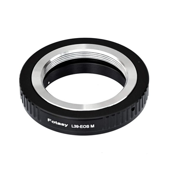 Fotasy Leica M39 39mm LTM Lens to Canon EF-M Mount Adapter, Compatible with M39 Lens and Canon EOS M Mount Mirrorless Camera M1 M2 M3 M5 M6 M6II M10 M50 M50 II M100 M200