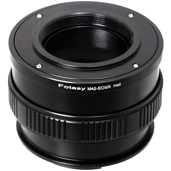 Fotasy M42 Lens to Canon EOS RF Mount Adapter Tube, M42 Lens to EOS R Macro Focusing Helicoid Extention Tube, fits 42mm Screw Lens & Canon EOS R EOS RP R3 R5 R6 Ra Mirrorless Camera