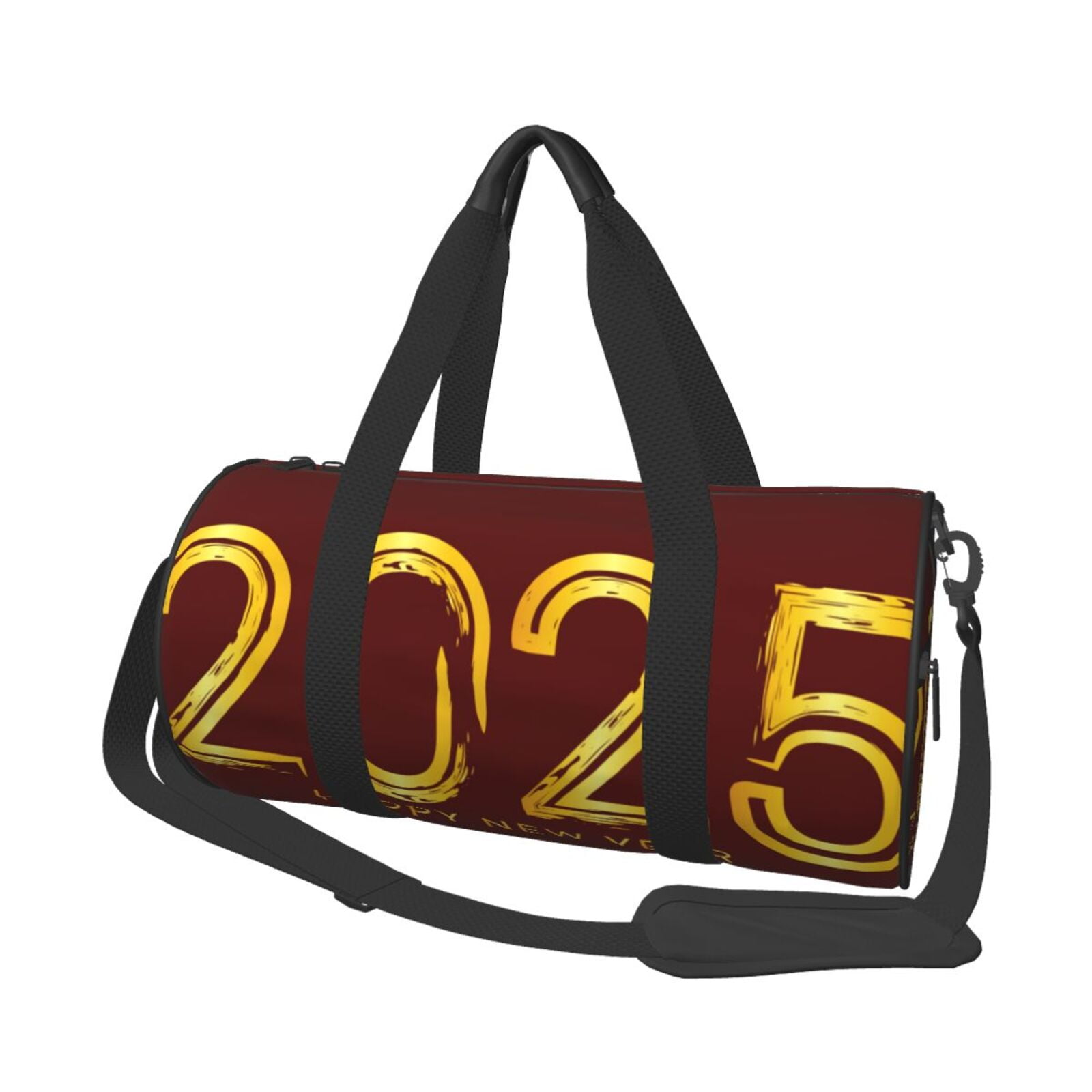 Fotbe 2025 New Year 4 Pattern Foldable Sports Gym Bag with Wet Dry