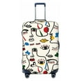 thumbnail image 1 of Fotbe Aabstract Eyes Luggage Cover Protector,Suitcase Protector,Scratch and Dirt Resistant,Fits 18-32 Inch Luggage-Medium, 1 of 8