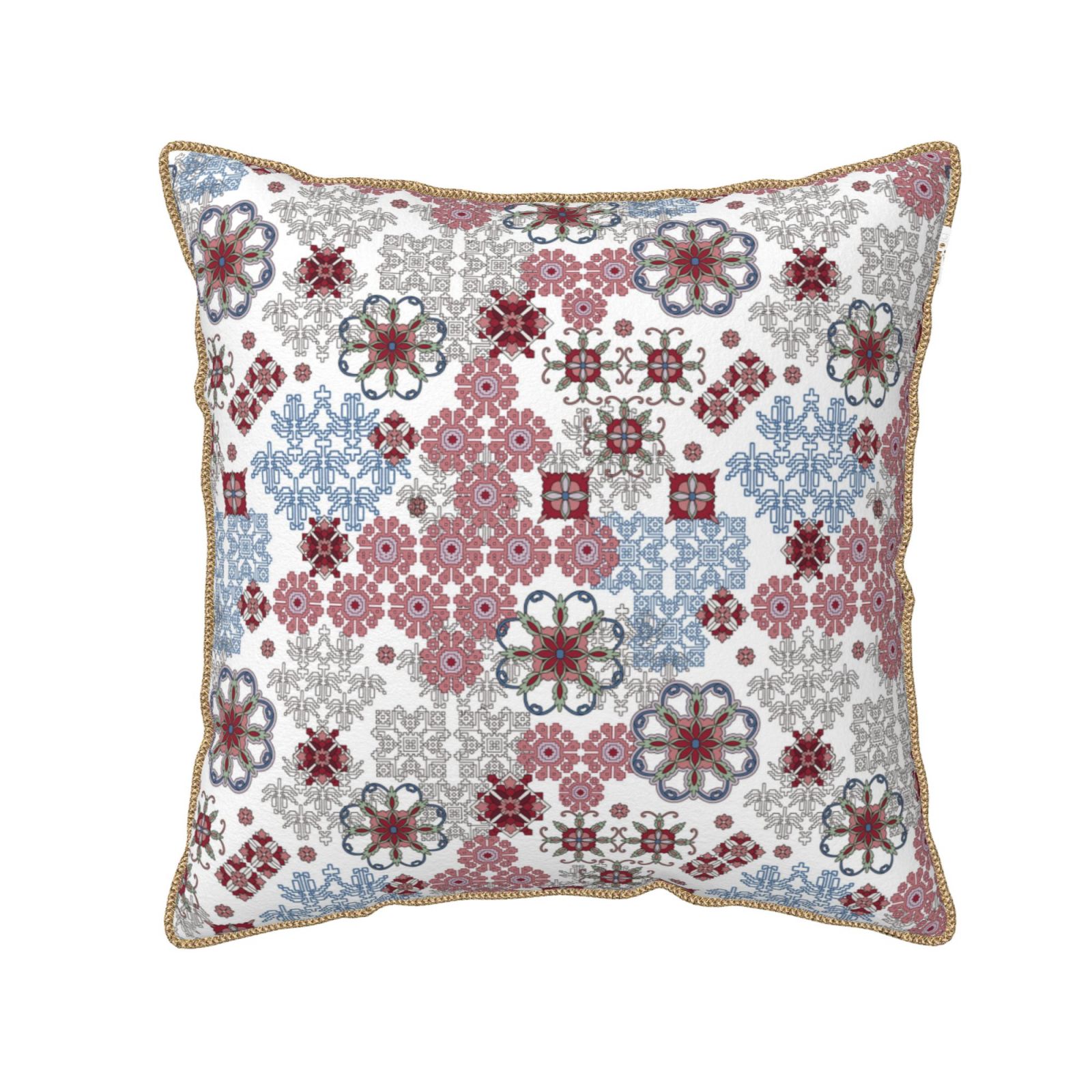 Fotbe Abstract Floral Pattern Velvet Decorative Throw Pillow Covers ...