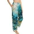thumbnail image 1 of Fotbe Abstract Ocean Currents Women's Pajama Pants,Sleepwear Pants,Pj Bottoms Drawstring And Pockets-XX-Large, 1 of 7