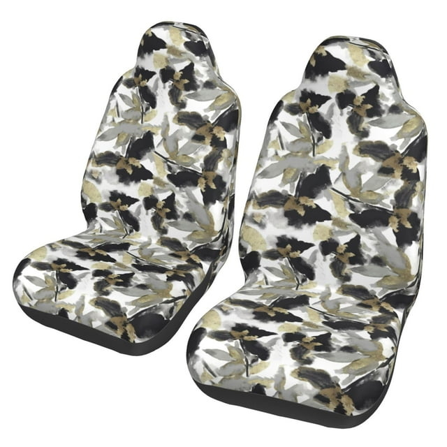 Fotbe Abstract Watercolor Pattern Automotive Seat Covers for Cars Trucks and SUVs – Car Seat Covers for Front Seats,Protective Seat Covers,Vehicle Seat Covers, Set of 2