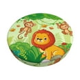 thumbnail image 1 of Fotbe African Animals in the Jungle Stool Covers Round,Waterproof Round Bar Stool Covers Bar Chair Covers Washable Stool Cushion Slipcover for 12-14 Inch Chair-14 inch, 1 of 7