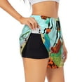 thumbnail image 1 of Fotbe African Women Womens High Waist Running Shorts Athletic Workout Quick Dry Shorts for Women with Pockets Gym Yoga Summer Shorts-Large, 1 of 9