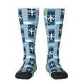 thumbnail image 1 of Fotbe Airplanes and Aviation Signs print Women's Men's Novelty Crew Socks Cotton Socks Knee High Socks for Walking,Running,Nurses,Pregnancy, 1 of 9