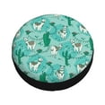 thumbnail image 1 of Fotbe Alapaca in Boho Spare Tire Cover Thickening Universal Fit for Jeep, Trailer, RV, SUV, Truck, Tough Tire Wheel Soft Cover-17 inch, 1 of 9