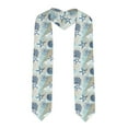 thumbnail image 1 of Fotbe Algae Corals and Seashells Printed Class of 2024 Graduation Stole, 1 of 7