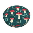 thumbnail image 1 of Fotbe Amanita Mushroom Stool Covers Round,Waterproof Round Bar Stool Covers Bar Chair Covers Washable Stool Cushion Slipcover for 12-14 Inch Chair-, 1 of 7