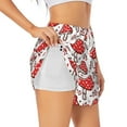 thumbnail image 1 of Fotbe Amanita Red Mushroom Womens High Waist Running Shorts Athletic Workout Quick Dry Shorts for Women with Pockets Gym Yoga Summer Shorts-Small, 1 of 9