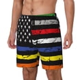 thumbnail image 1 of Fotbe American Flag Men’s Swim Trunks Quick Dry Swim Shorts Board Shorts with Mesh Lining-XX-Large, 1 of 6