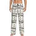thumbnail image 1 of Fotbe Anchors and Ropes Men's Pajama Pants,Sleepwear Pants,Pj Bottoms Drawstring And Pockets-X-Large, 1 of 9