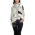 thumbnail image 1 of Fotbe Animal Bird Print Womens Fall Winter Scarf Tassel Soft Warm Blanket Scarves Womens Shawl Wraps, 1 of 8