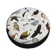 thumbnail image 1 of Fotbe Animal Bird Spare Tire Cover Thickening Universal Fit for Jeep, Trailer, RV, SUV, Truck, Tough Tire Wheel Soft Cover-17 inch, 1 of 8