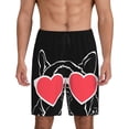 thumbnail image 1 of Fotbe Animal Bulldog French Pajama Shorts for Men, Men's Pajama Bottoms, Sleepwear,Short Pajama Pants-Small, 1 of 9
