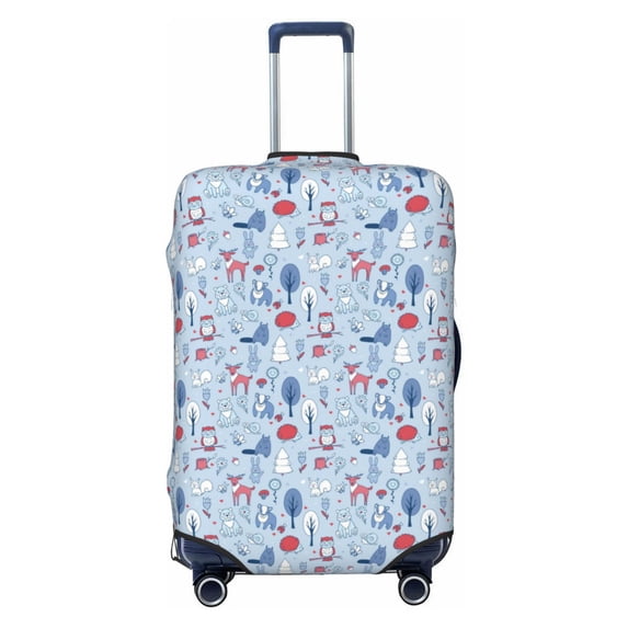 Fotbe Animal Luggage Cover Protector,Suitcase Protector,Scratch and Dirt Resistant,Fits 18-32 Inch Luggage-Small