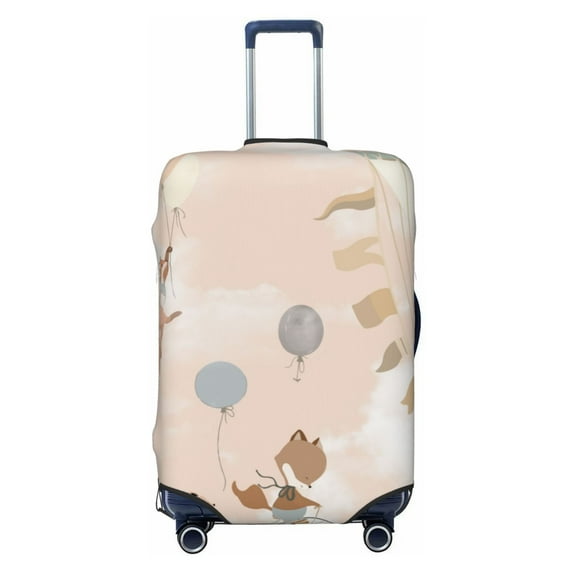 Fotbe Animals Riding Across The Sky1 Luggage Cover Protector,Suitcase Protector,Scratch and Dirt Resistant,Fits 18-32 Inch Luggage-X-Large