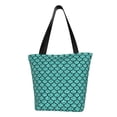 thumbnail image 1 of Fotbe Aquamarine Glitter Pattern Beach Tote,Shoulder Handbag,Spacious Tote Bag,Lightweight Travel Bag,Versatile Shopping Bag, 1 of 9