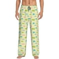thumbnail image 1 of Fotbe Armadillo Floral Men's Pajama Pants,Sleepwear Pants,Pj Bottoms Drawstring And Pockets-Small, 1 of 7