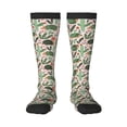 thumbnail image 1 of Fotbe Armadillo print Women's Men's Novelty Crew Socks Cotton Socks Knee High Socks for Walking,Running,Nurses,Pregnancy, 1 of 8