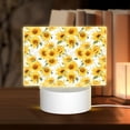 thumbnail image 1 of Fotbe Artistic Marble Pattern Sunflower Pattern Acrylic Night Light Gift with 3 Color ModesTouch-Sensitive LED Lamp Perfect Gift for Mother's Day, Birthday, or Christmas, 1 of 9