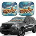 thumbnail image 1 of Fotbe Artistic Starry Sky Cloud Dog 2-Piece Car Windshield Sun Shade | Sun Blocker for Car Windshield | Foldable Automotive Interior Accessories for Sun Protection-Small, 1 of 7